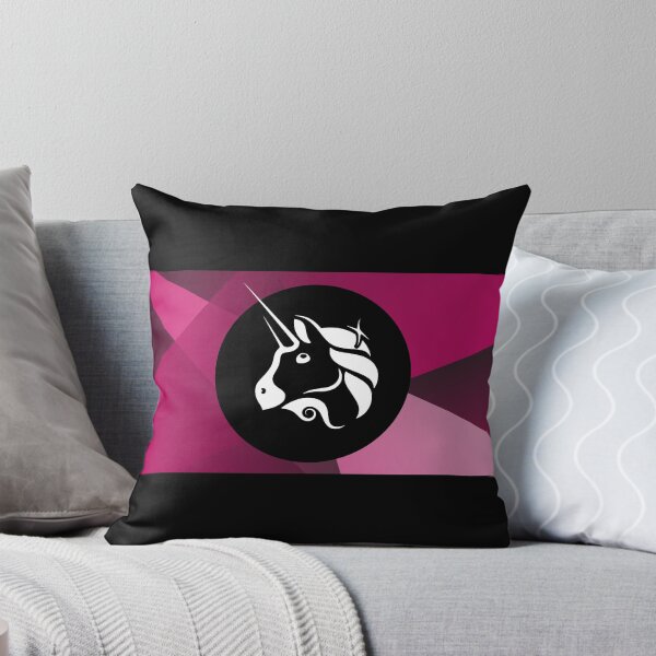 Item preview, Uniswap UNI Crypto Altcoin - Abstract Geometric Forms with Black White Logo designed and sold by CryptoMoods.