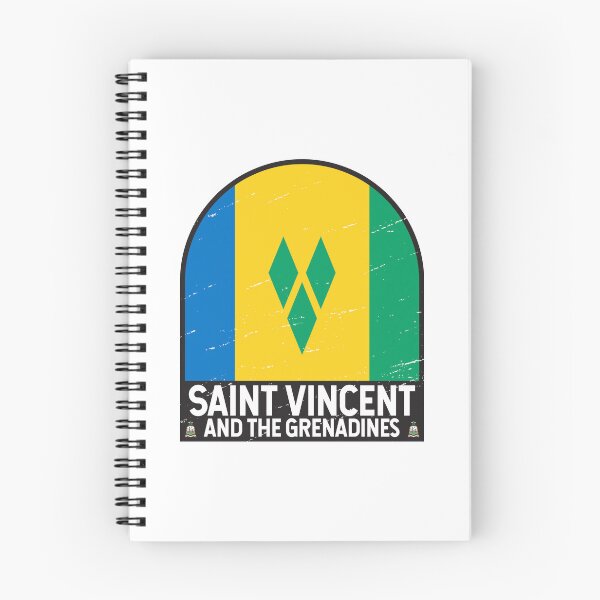 Item preview, Saint Vincent and the Grenadines Flag Emblem Distressed Vintage designed and sold by KrisSidDesigns.