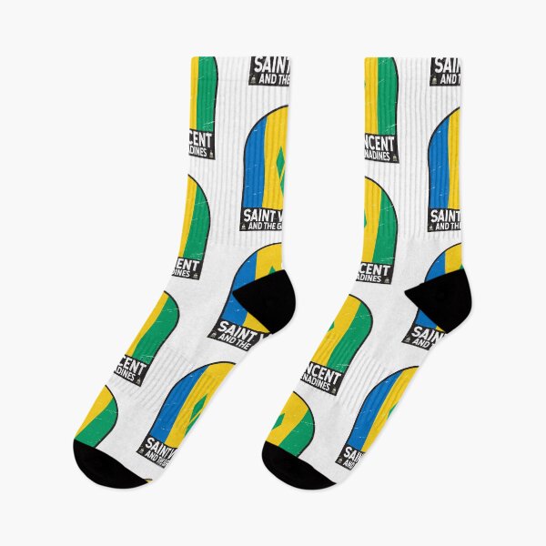 Item preview, Saint Vincent and the Grenadines Flag Emblem Distressed Vintage designed and sold by KrisSidDesigns.