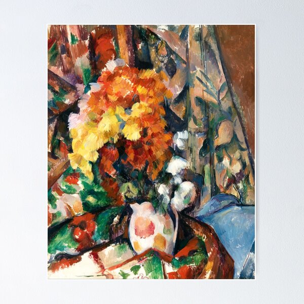 Item preview, The Flowered Vase (Le Vase Fleuri (ca. 1896–1898) by Paul Cézanne designed and sold by VintageArtRepro.