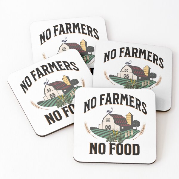 Item preview, No Farmers No Food- Support Farmers designed and sold by BronikowskiART.
