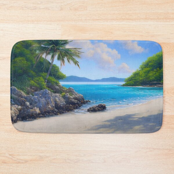 Item preview, Tropical Beach Paradise Calming Artwork designed and sold by Caregiverology.