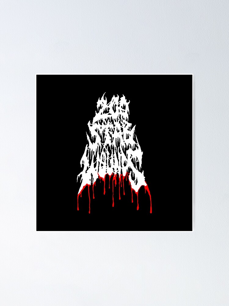 "classic logo blood 200 stab wounds band " Poster for Sale by