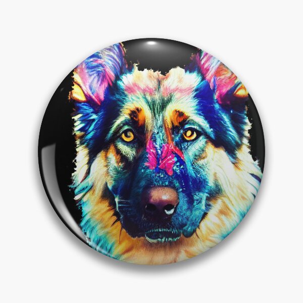 Item preview, Vibrant German Shepard designed and sold by everythingartg.