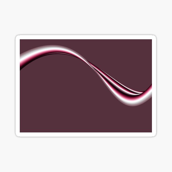 Minimal Waves in Maroon Sticker