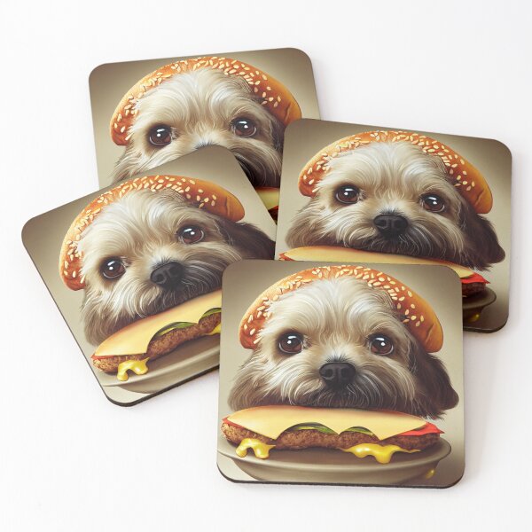 Item preview, Cute Dog Bichon Hamburger designed and sold by NEWCUTIE.