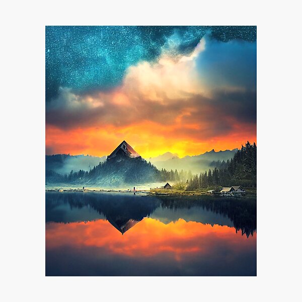 Item preview, Dramatic Mountain Cottage with Stunning Views designed and sold by PerfectMatch.