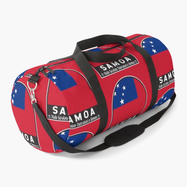 Item preview, Samoa Flag Emblem Distressed Vintage designed and sold by KrisSidDesigns.