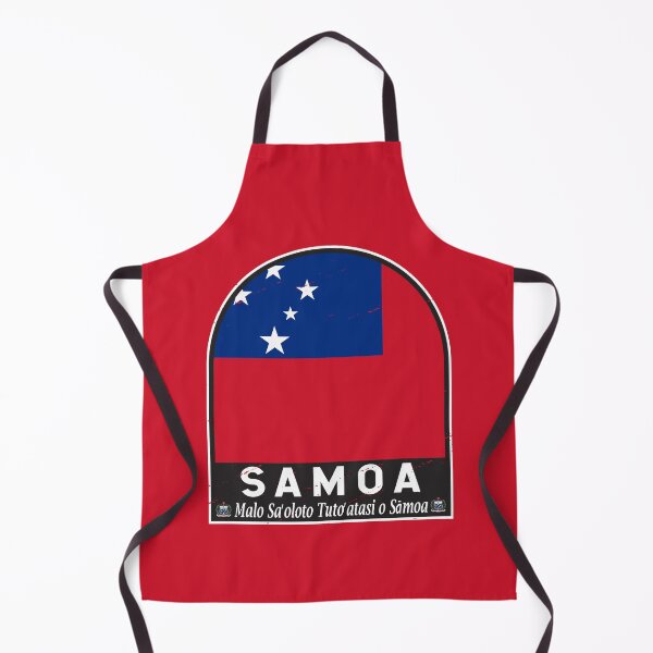 Item preview, Samoa Flag Emblem Distressed Vintage designed and sold by KrisSidDesigns.