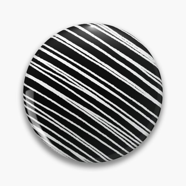 Item preview, Black and White Abstract Diagonal Stripe Pattern designed and sold by All-Black-White.