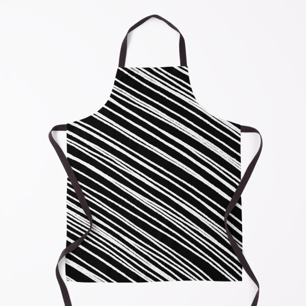 Item preview, Black and White Abstract Diagonal Stripe Pattern designed and sold by All-Black-White.