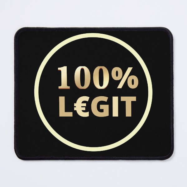 Aperçu de l'œuvre 100% L€GIT créée et vendue par shirtkosa.
