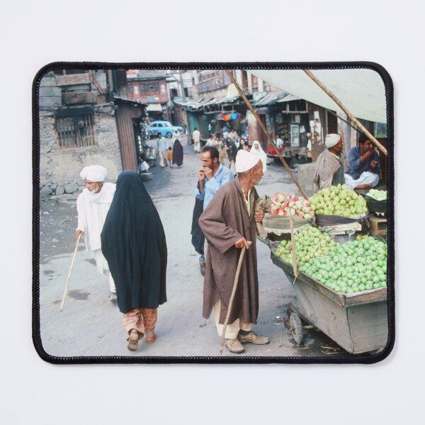Item preview, 1970s - Street Scene with a Fruit Seller and an Old Man, Srinagar, Kashmir, India designed and sold by thatwaslife.