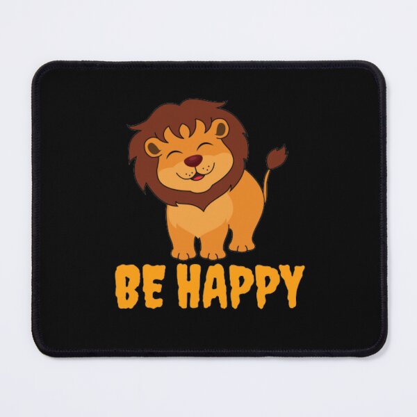 Item preview, Be Happy - Animal - Motivation Quartos - Lion - typography designed and sold by YorkStyle.