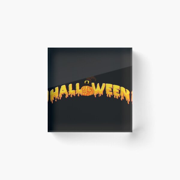 Item preview, Halloween text with pumpkin face  designed and sold by WeGotThat.