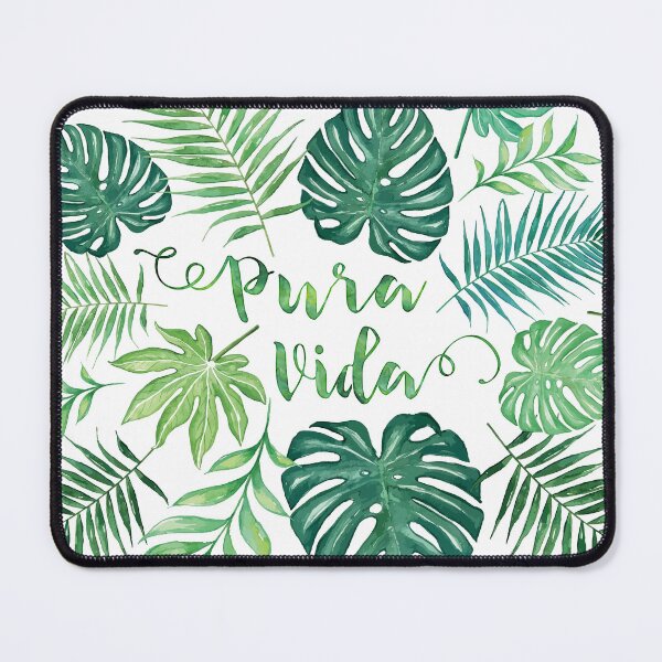 Item preview, Tropical Pura Vida Palm Leaves and Monstera Watercolor designed and sold by Erin Morris.