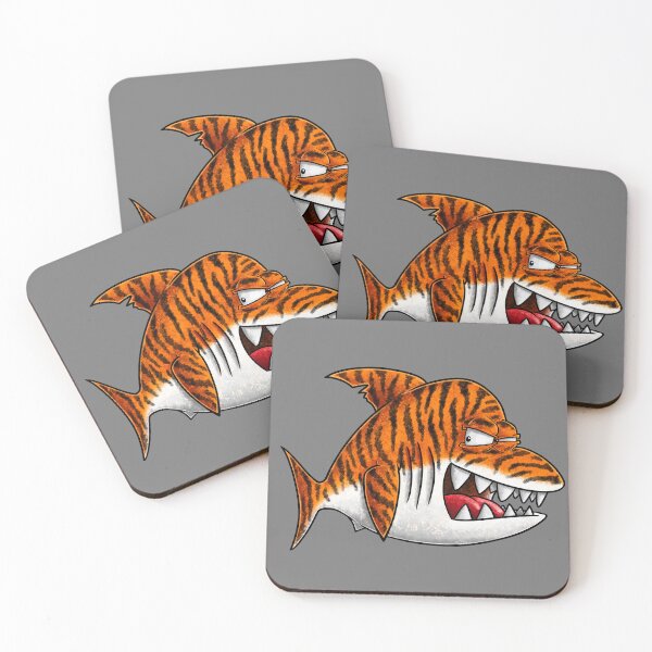 Item preview, Feisty Tigershark designed and sold by DaSketchyfish.