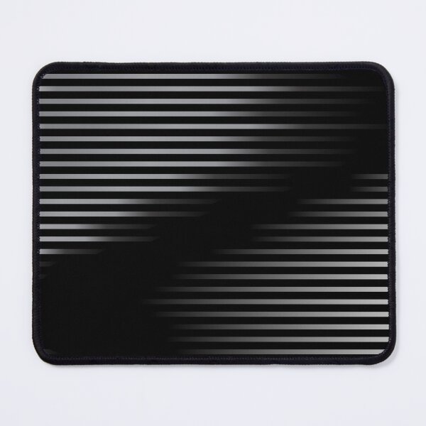 Item preview, Black and White Abstract Gradient Ombre Stripe Pattern designed and sold by All-Black-White.