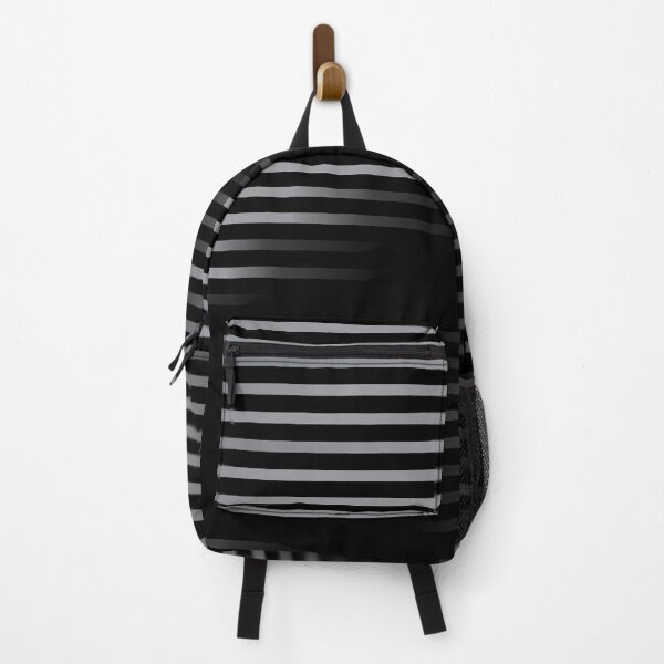 Item preview, Black and White Abstract Gradient Ombre Stripe Pattern designed and sold by All-Black-White.
