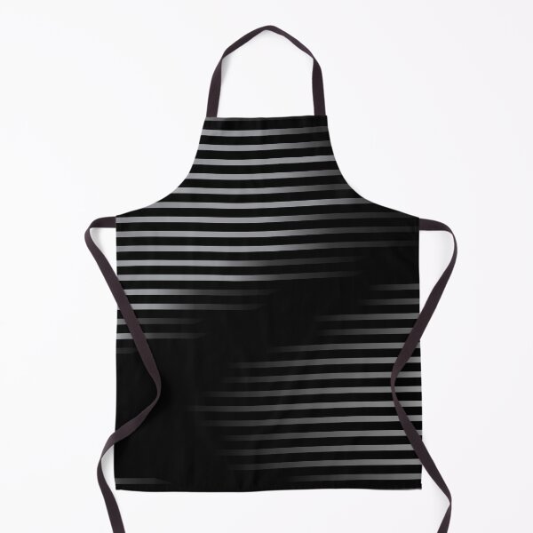 Item preview, Black and White Abstract Gradient Ombre Stripe Pattern designed and sold by All-Black-White.