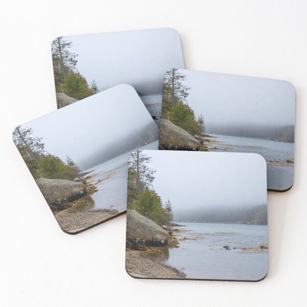 Item preview, Maine Coast on a Foggy Morning designed and sold by BeaSchoney.