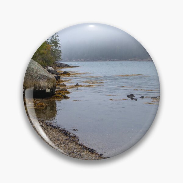 Item preview, Maine Coast on a Foggy Morning designed and sold by BeaSchoney.