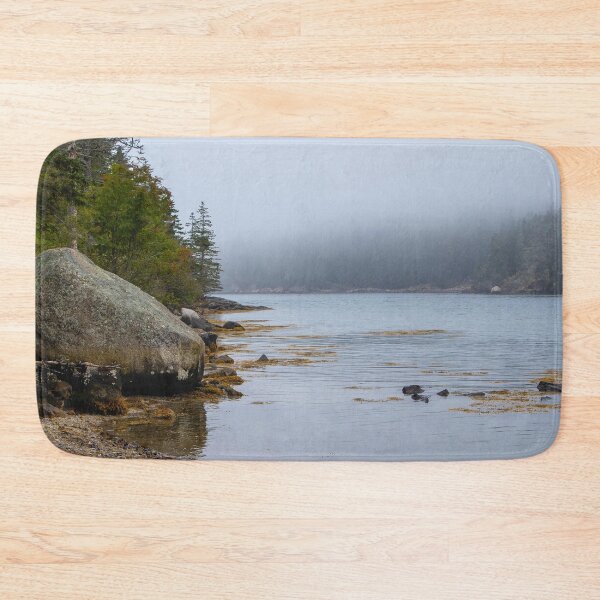 Item preview, Maine Coast on a Foggy Morning designed and sold by BeaSchoney.