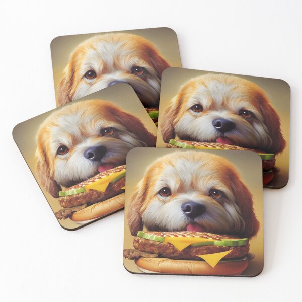 Item preview, Cute Dog Bichon Hamburger designed and sold by NEWCUTIE.