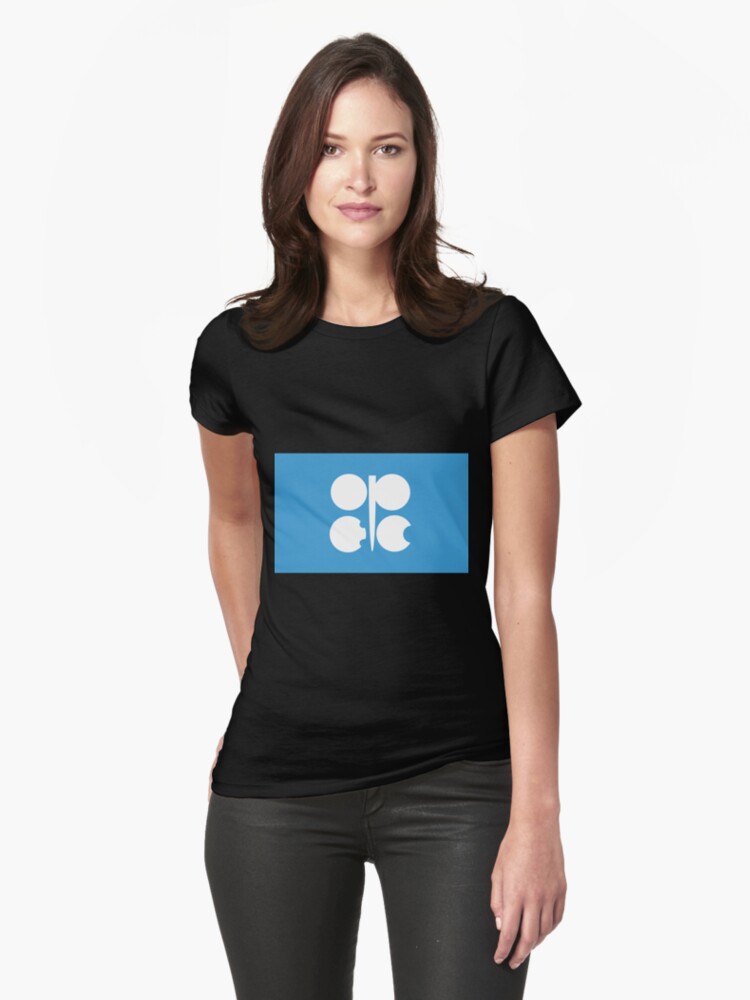 Thumbnail 1 of 3, Fitted T-Shirt, OPEC designed and sold by wickedcartoons.