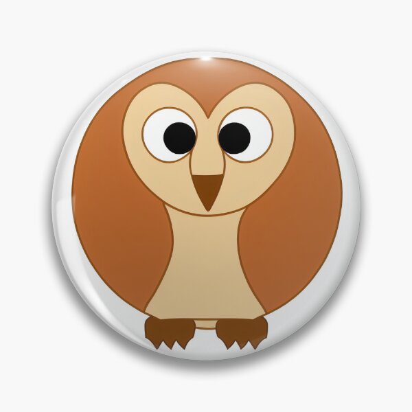 Item preview, A cartoonish round barn owl III designed and sold by BrachiaST.