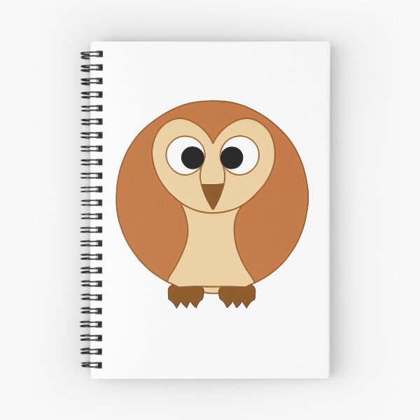 Item preview, A cartoonish round barn owl III designed and sold by BrachiaST.