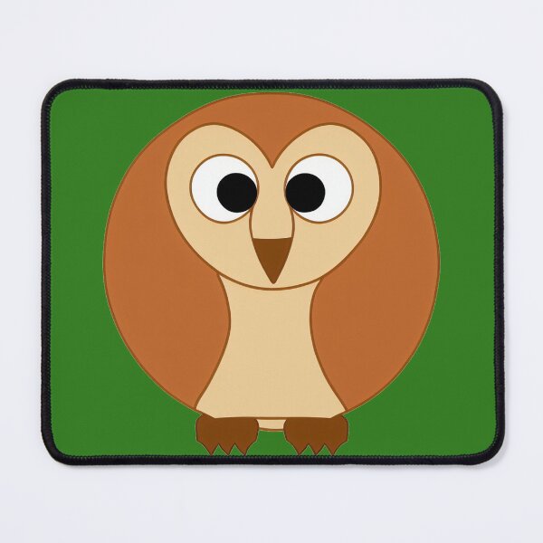 Item preview, A cartoonish round barn owl III designed and sold by BrachiaST.