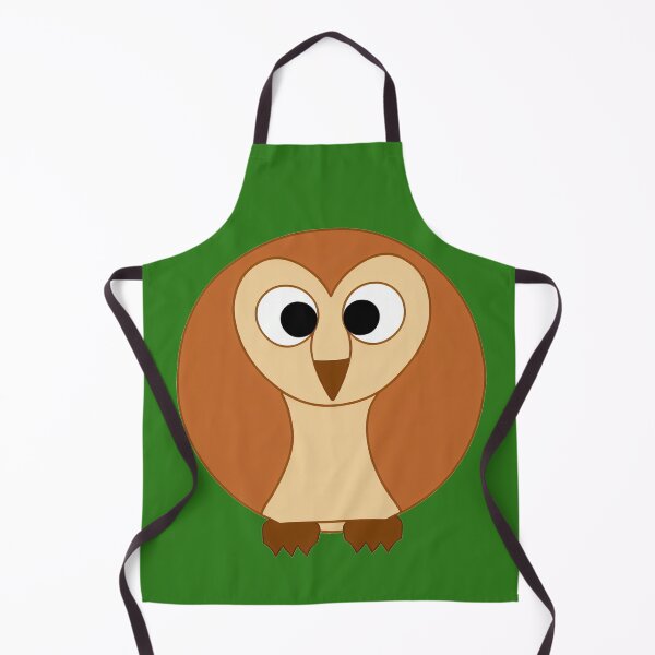 Item preview, A cartoonish round barn owl III designed and sold by BrachiaST.