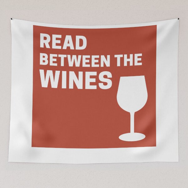 Item preview, Cute Read Between the Wines designed and sold by TheCreativeFab.