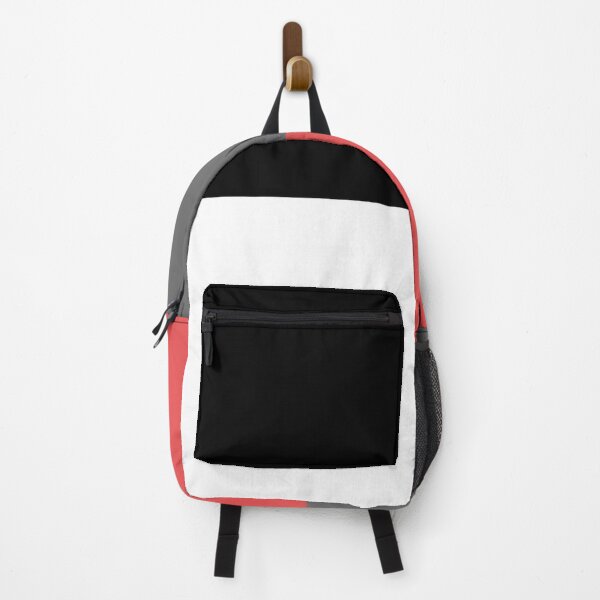 Item preview, Black and White, Red and Gray 4 Square Geometric Minimal Graphic Design designed and sold by All-Black-White.