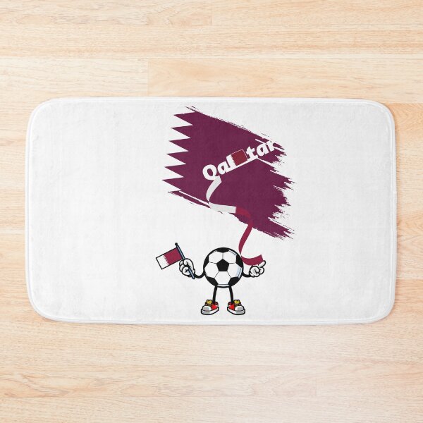 Item preview, Qatar Map Flag designed and sold by Tienda-Vane.