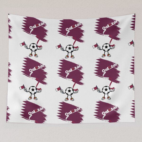 Item preview, Qatar Map Flag designed and sold by Tienda-Vane.