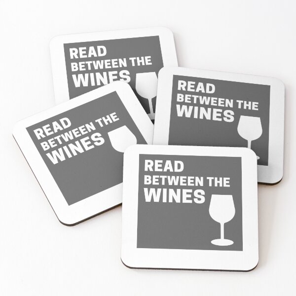 Item preview, Gray Cute Read Between the Wines designed and sold by TheCreativeFab.