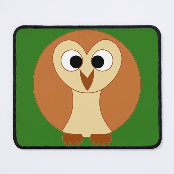 Item preview, A cartoonish round barn owl V designed and sold by BrachiaST.