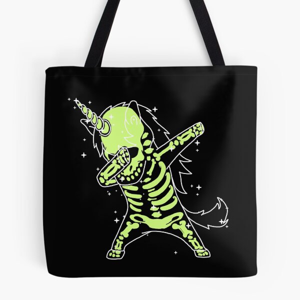 Item preview, Dabbing Unicorn Skeleton Shirt Dab Hip Hop X-Ray Glow Effect designed and sold by vomaria.