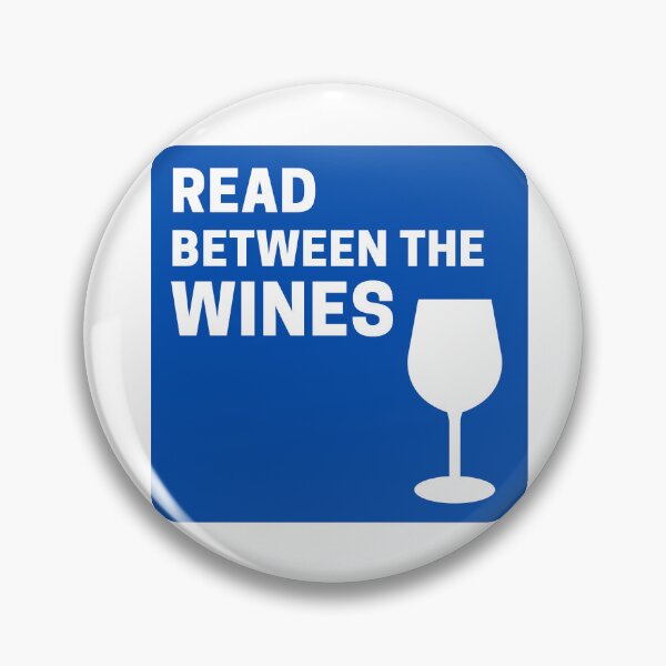 Item preview, Blue Cute Read Between the Wines designed and sold by TheCreativeFab.