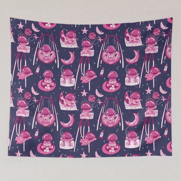Item preview, Cute pink Space cadets.  designed and sold by FlamesandFrost.