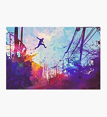 Parkour Urban Obstacle Course Photographic Print