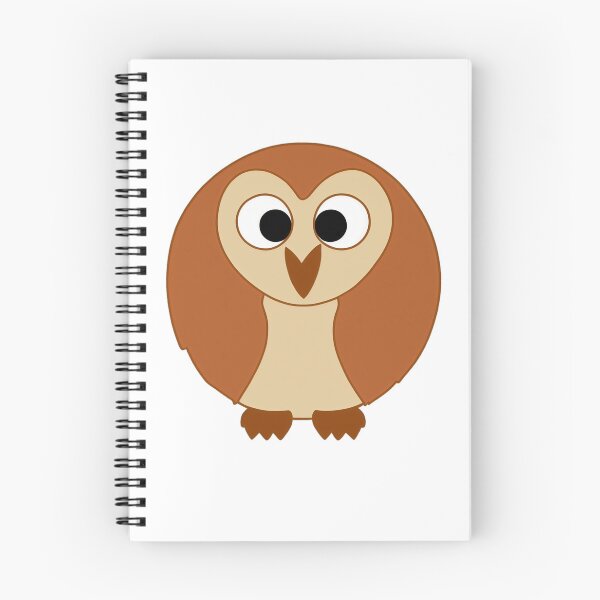 Item preview, A cartoonish round barn owl VI designed and sold by BrachiaST.