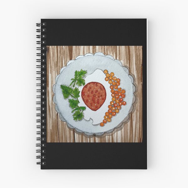Item preview, Smoked salmon roe,creme fraiche,chili oil - Diptych 2/2 designed and sold by ImitationArt.