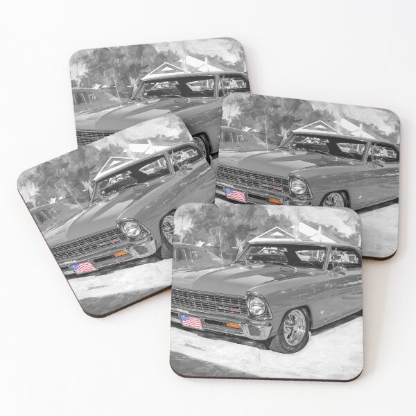 Item preview, 1967 Red Chevrolet Nova Super Sport B&W X101 designed and sold by RichFrancoCars.