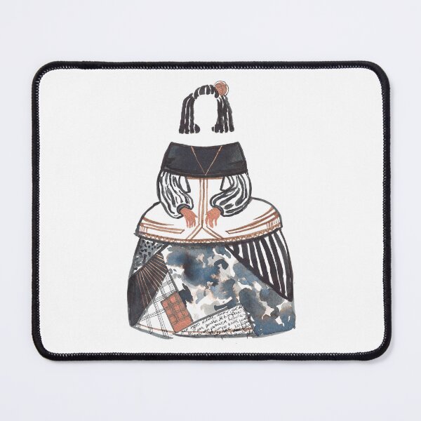 Item preview, menina modern ilustration painting designed and sold by mercemadart.