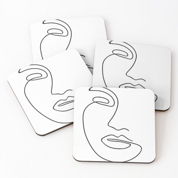 Item preview, Line Art Face designed and sold by Wizz Bang.