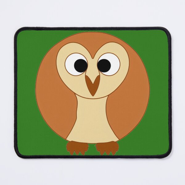 Item preview, A cartoonish round barn owl VII designed and sold by BrachiaST.