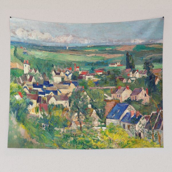 Item preview, Auvers, Panoramic View (ca. 1873–1875) by Paul Cézanne. designed and sold by VintageArtRepro.